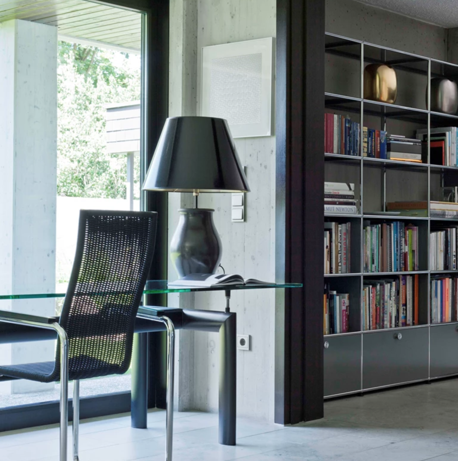 Sophisticated contemporary home office from USM