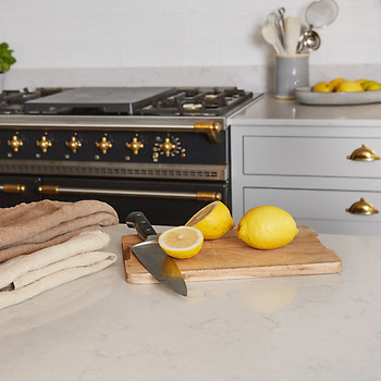 Lacanche cooker in a shaker style kitchen