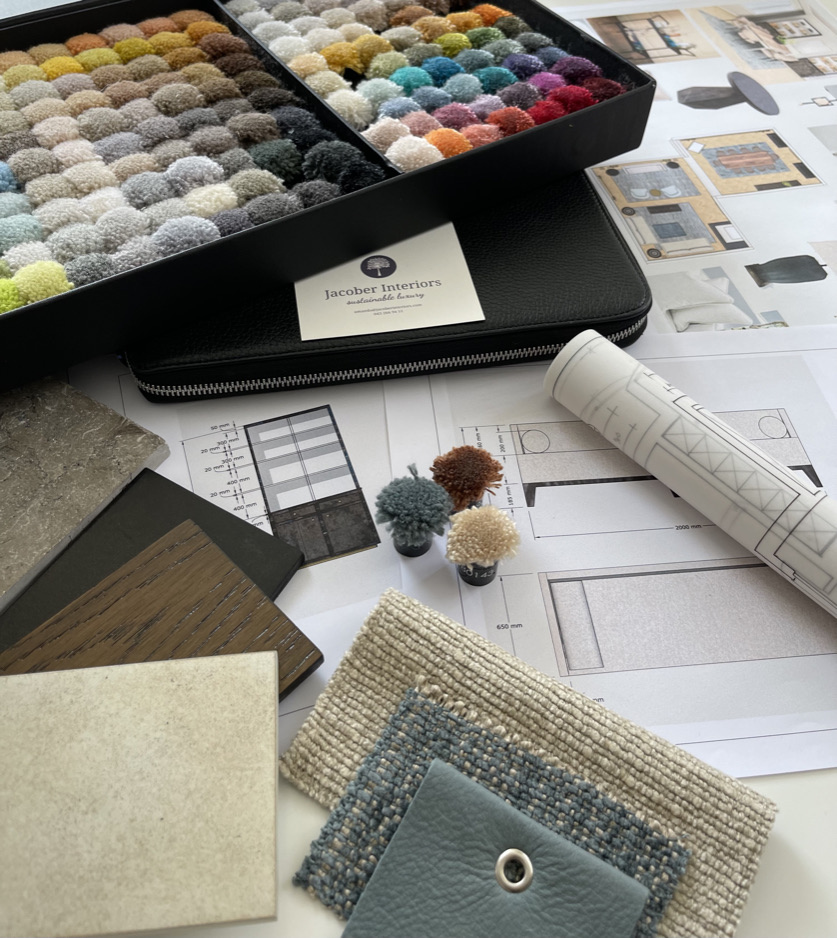 Creating plans and bespoke furniture and rugs at Jacober Interiors 